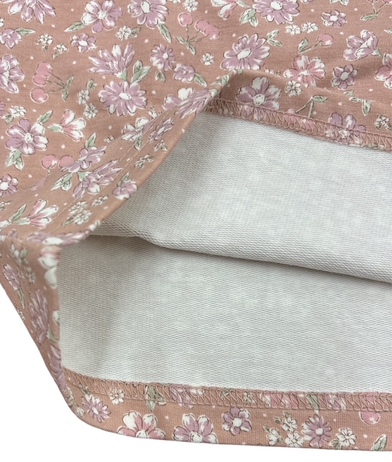 即決 新品タグ付 Crescent クレセント★花柄 裏毛 ワンピース/pk★ベビー 100cm 3-4才目安 ¥2200_画像4