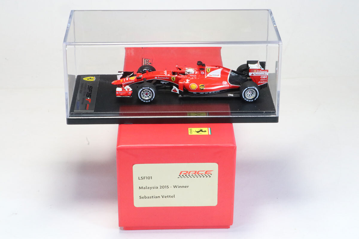 LSF101 ルックスマート 1/43 フェラーリ SF15-T マレーシアGP 2015 S.ベッテル