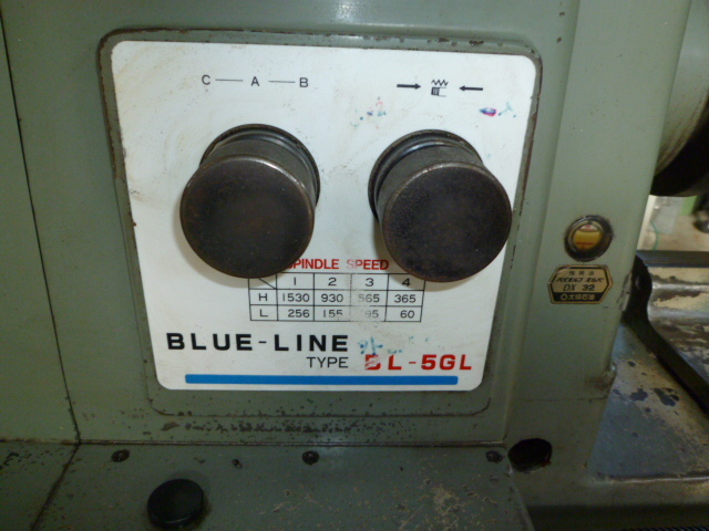 BLUE LINE ブルーライン BL-5GL 旋盤 小型 旋盤 卓上 3相200V BLUE LINE ブルーライン BL-5GL 旋盤 小型 旋盤 卓上 3相200V