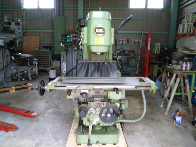 HITACHI SEIKI 日立 精機 フライス 盤 昭和59年 MS-V 平岡工業 HITACHI SEIKI 日立 精機 フライス 盤 昭和59年 MS-V 平岡工業