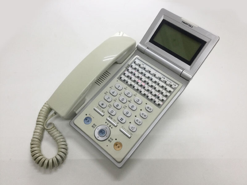 岩崎通信機（IWATSU/岩通) IX-24KTDXE(WHT) 24ボタン標準電話機(白) リユース中古ビジネスフォン★保証付き・本州送料無料★(管理番号1849)