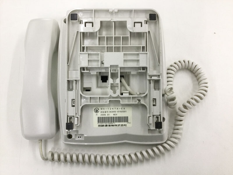  Iwatsu Electric (IWATSU/ скала через ) WX-12KTX-EX 12 кнопка стандарт телефонный аппарат повторное использование б/у телефон * с гарантией * Honshu бесплатная доставка *( контрольный номер 1875)