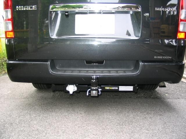 ★☆ハイエース200系ワイド 牽引クラス1000Kg GDH KDH TRH ヒッチメンバー サントレックス タグマスター 連結検討書付き！新品！激安！☆★