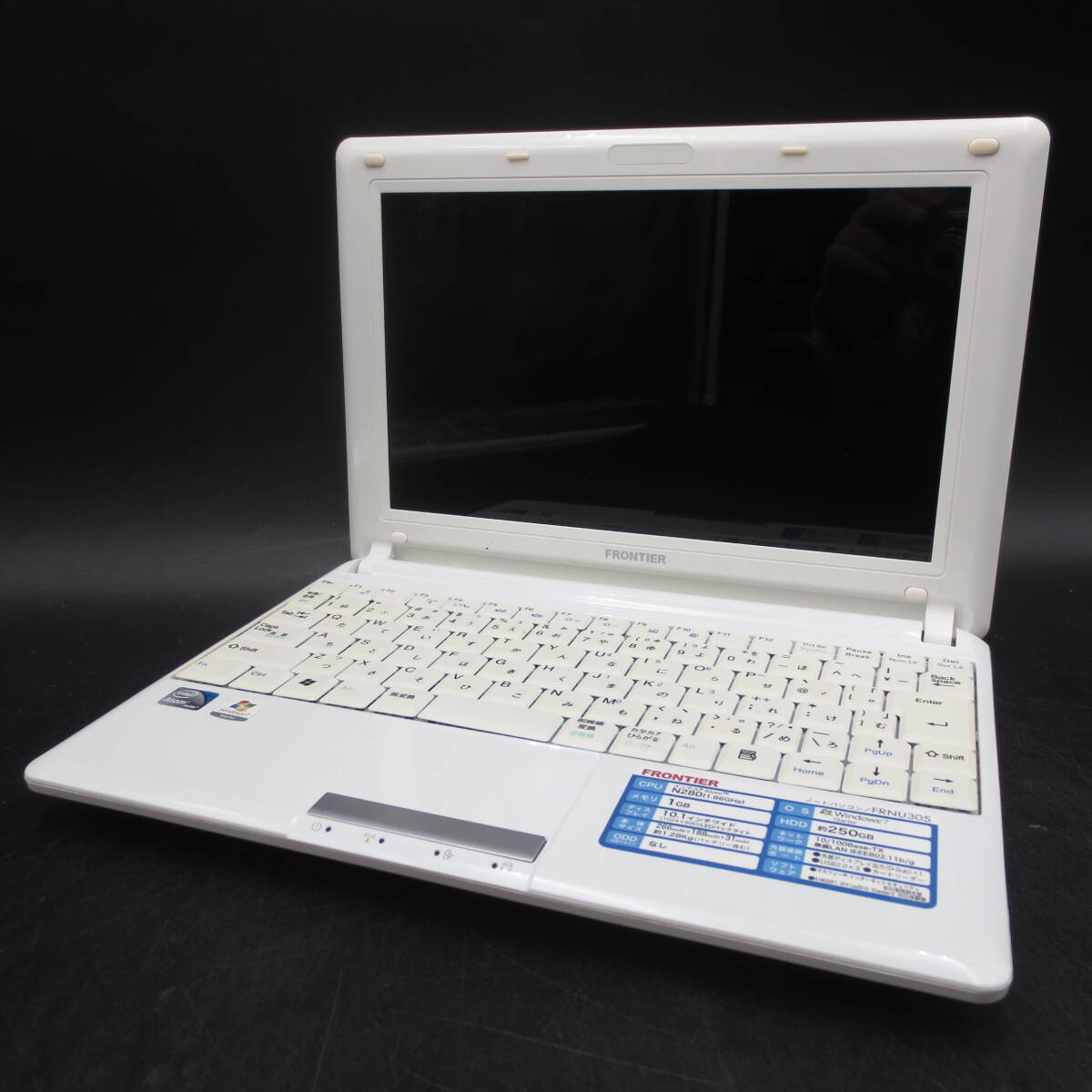 【ジャンク】FRONTIER 神代 10.1インチ ミニノートパソコン FRNU305 フロンティア_画像1