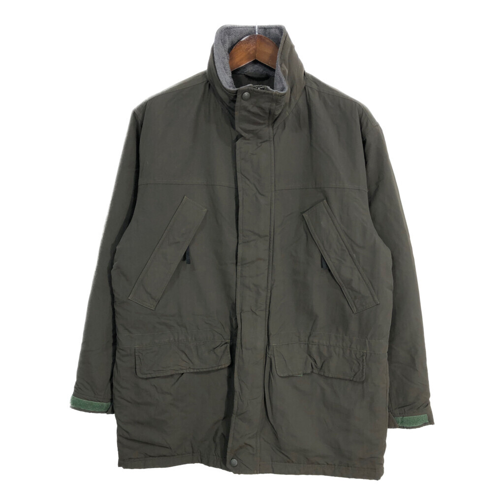 激安通販の L.L.Bean エルエルビーン ナイロン フリース ジャケット アウトドア ブラウン (メンズ M) 中古 古着 S5867 男性用