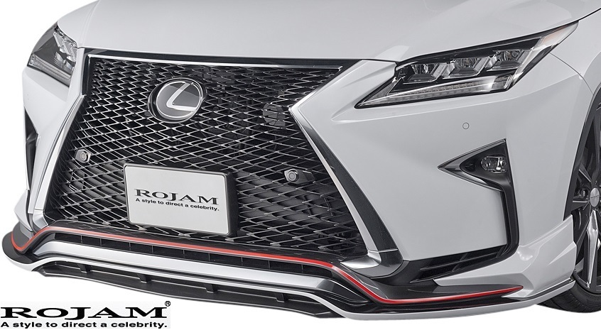 【M's】LEXUS RX 20系 Fスポーツ用 (2015/10-) ROJAM IRT フロントリップスポイラー FRP 未涂裝 ロジャム 200t AGL GYL 21-fs-lrx20f