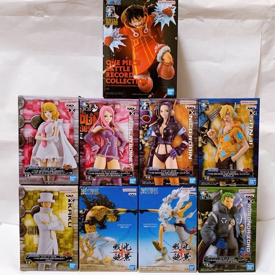 新品未開封611ワンピース フィギュア 9点 エッグヘッド DXF 戦光絶景 BATTLE ルフィ ニカ ゾロ サンジ ロビン ルッチ カク ステューシー