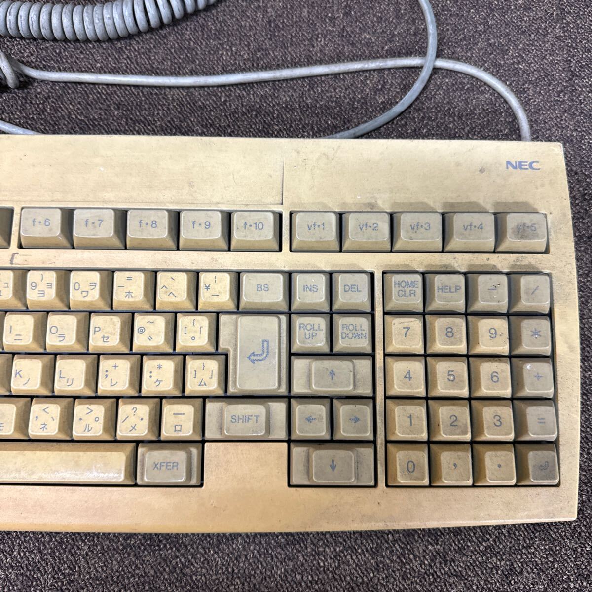 !_MYM-1647 супер-скидка PC98 retro клавиатура NEC CMP-6A1V7 работоспособность не проверялась Junk 