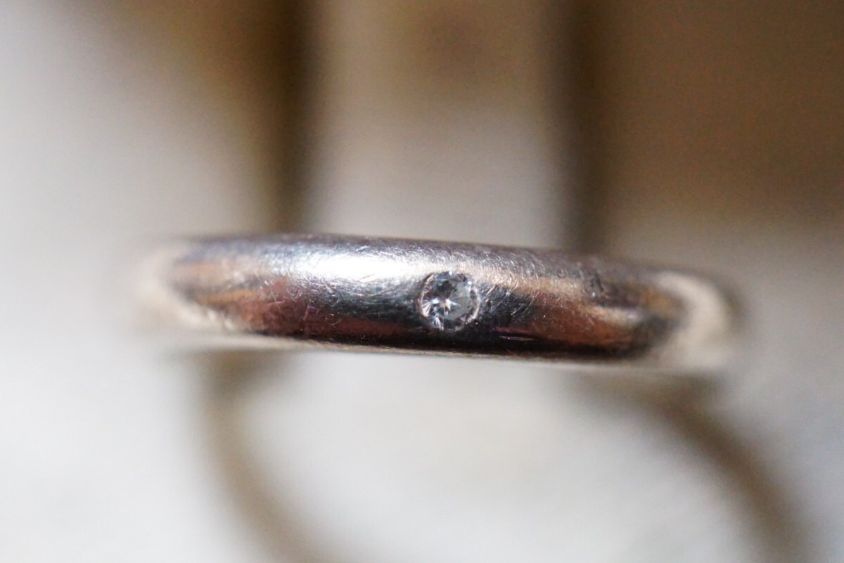 205 ジュエリーマキ 天然ダイヤモンド ブランド リング 指輪 ヴィンテージ アクセサリー SILVER 925刻印 天然石 宝石 装飾品