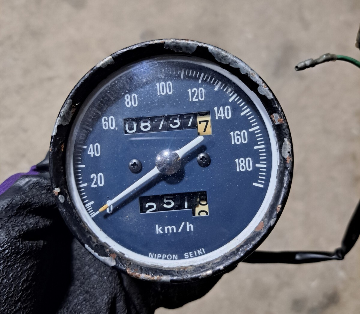 当時物 純正 新品 国内 CB350F スピードメーター CB400F 当時物 純正 国内 CB400F スピードメーター 3 検) CB500F CB350F