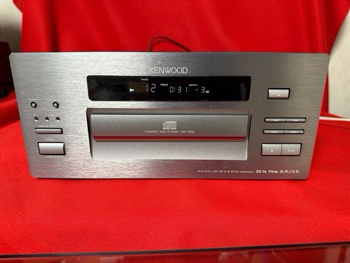 【現状品】 KENWOOD DPF-7002 CDプレイヤー CDデッキ COMPACT DISC PLAYER ケンウッド K's コンポ