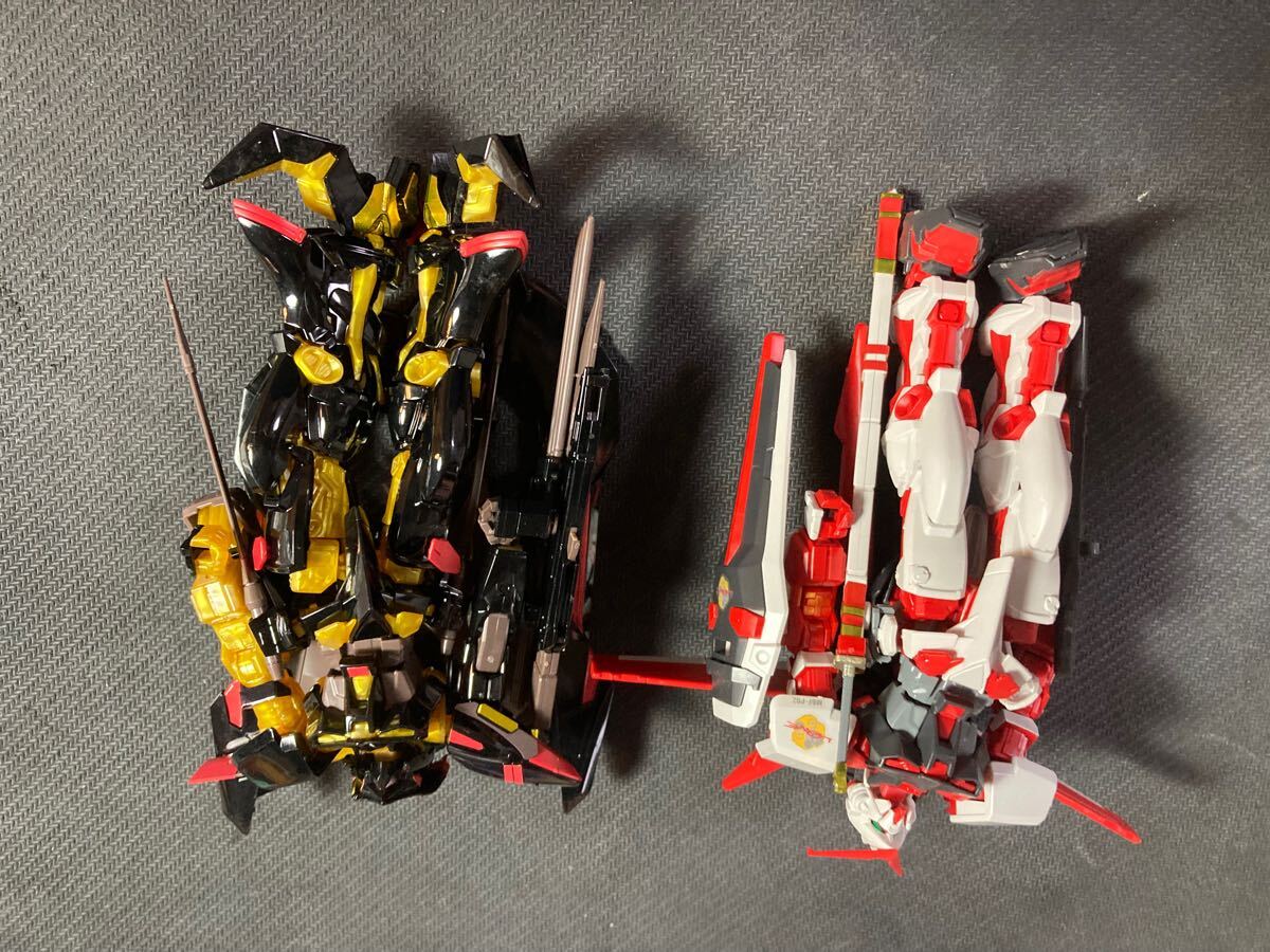 hg ガンダムアストレイゴールドフレーム天ミナ　レッドフレーム　フライトユニット