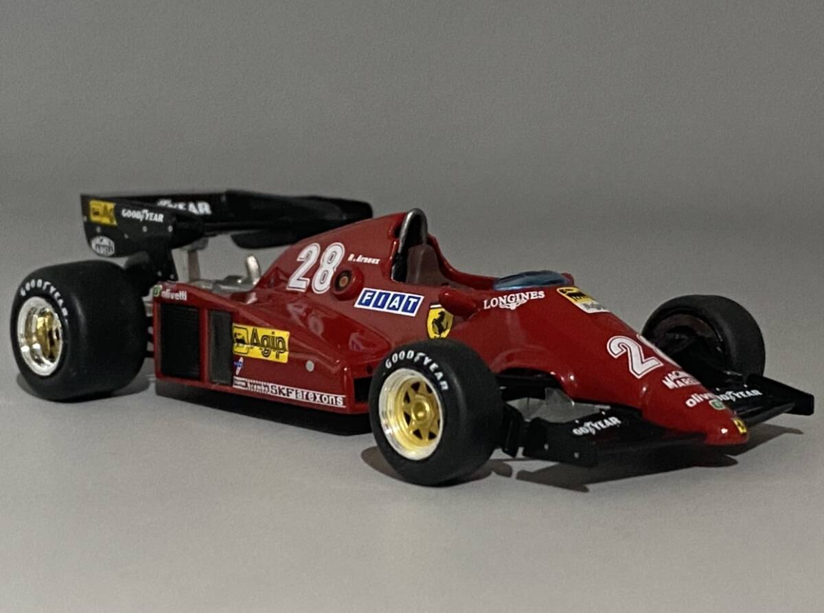 1/43 Ferrari 126 C3 1.5L V6 Turbo | Rene Arnoux #28 ◆ 3位 1983 FIA F1 World Championship ◆ フェラーリ ルネ アルヌー