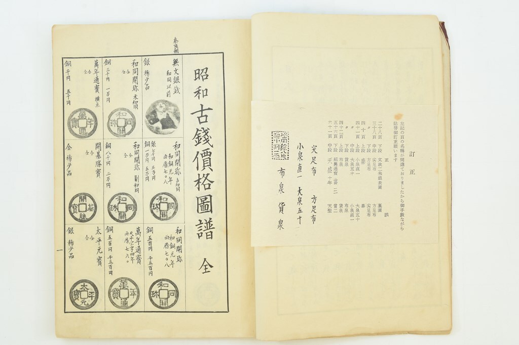 [ Showa era middle period. llustrated book ] Showa era old coin price map . all old coin / large size / small stamp / old ./ foreign money / peace ..