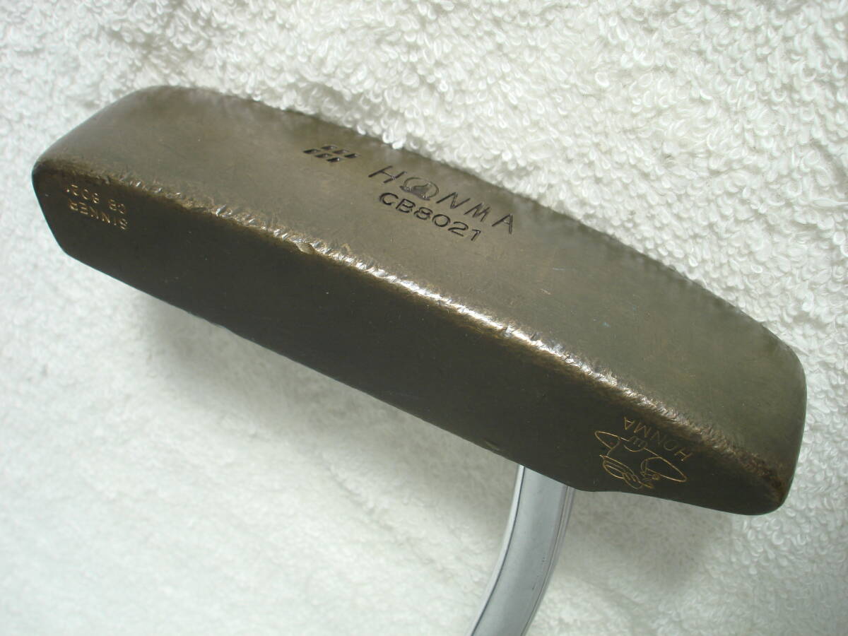 ▲鶴翼の陣★本間ゴルフ hirohonma CB-8021 GOLD レフティパター