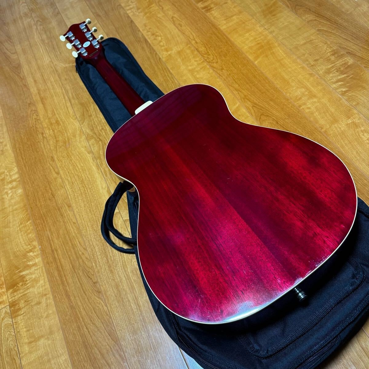 Stafford SLG-360E staff .-do acoustic guitar electric acoustic guitar red red wine red soft case acoustic guitar akogi