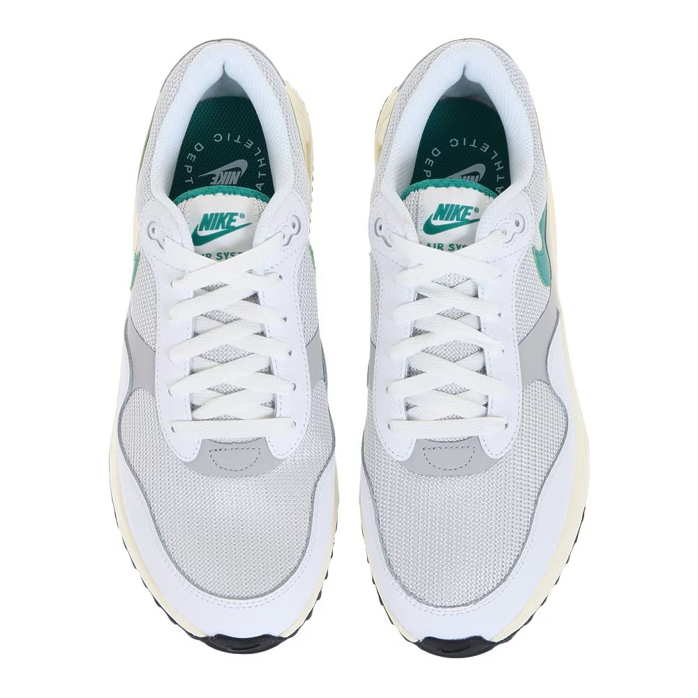 ナイキ エア マックス システム 30cm 稅込定価11550円 ホワイト グリーン NIKE AIR MAX SYSTM メンズスニーカー 白 緑 ◎
