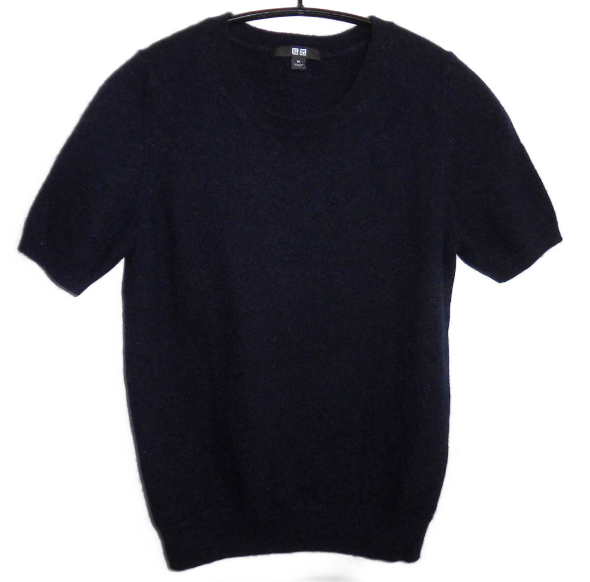 美品 UNIQLO ユニクロ レディース カシミヤ 100% 半袖 クルー 美品 UNIQLO ユニクロ レディース カシミヤ 100% 半袖 クルー