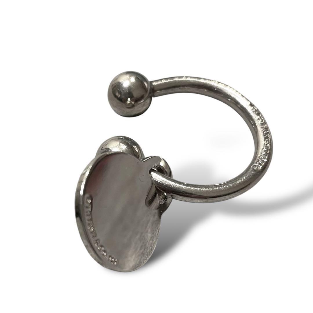 Tiffany & Co ティファニー ラウンドタグ キーリング シルバー925