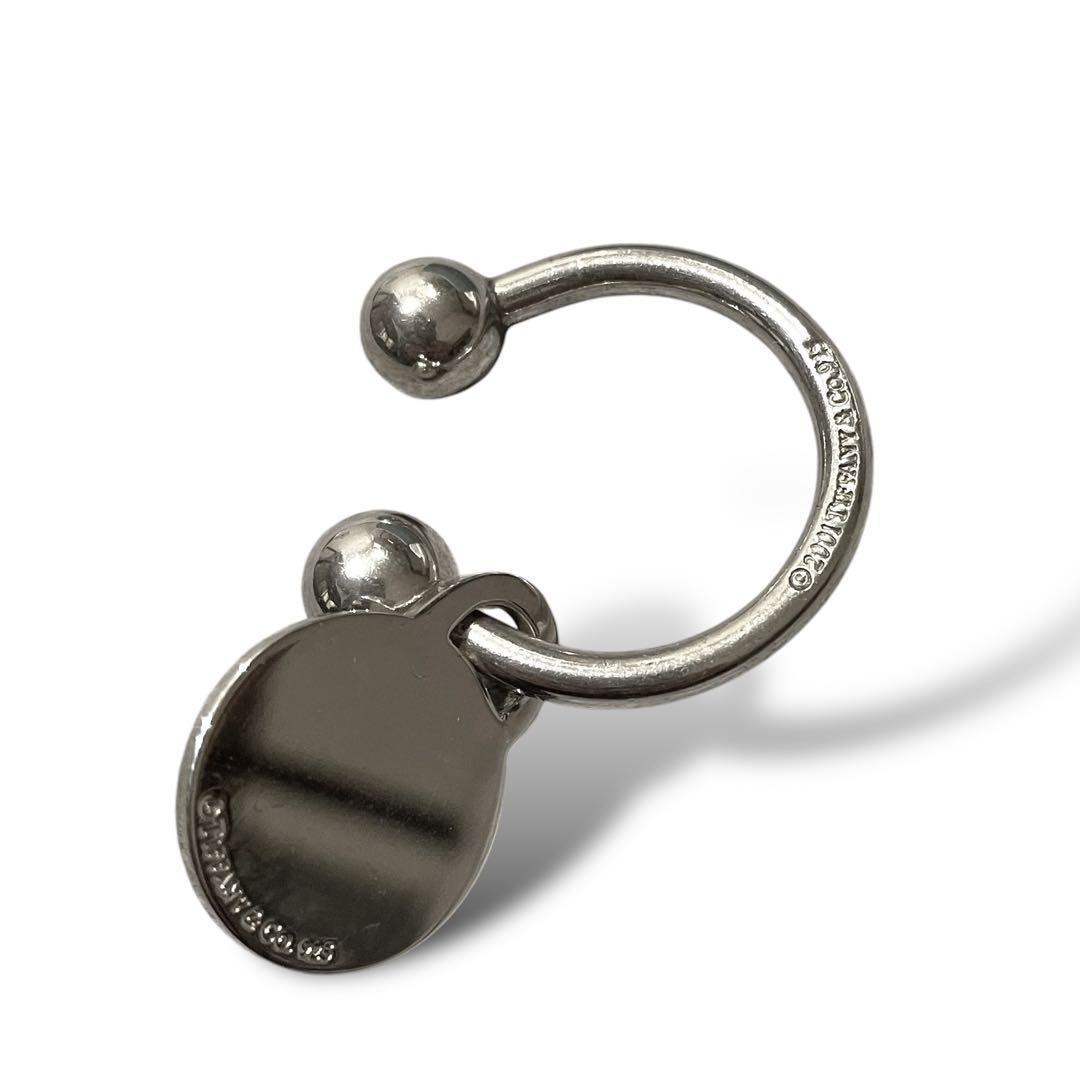 Tiffany & Co ティファニー ラウンドタグ キーリング シルバー925