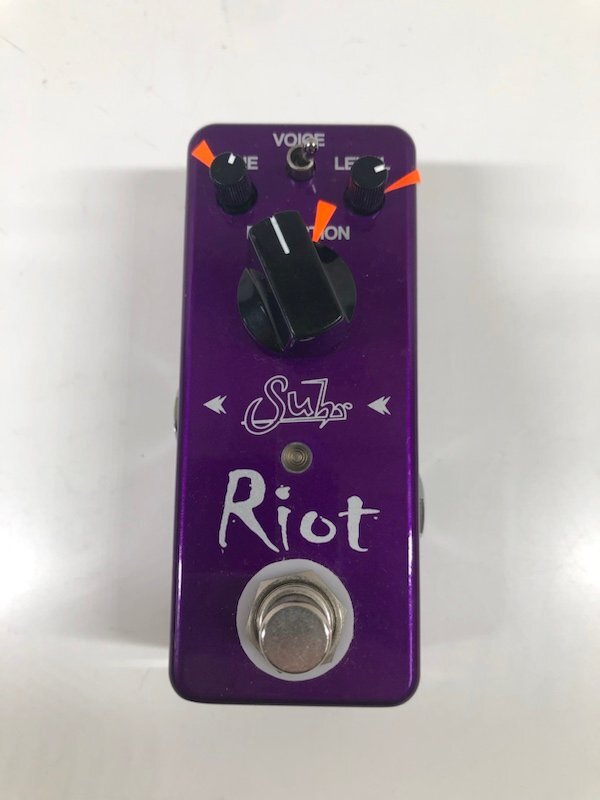 SUHR RIOT MINI DISTORTION ライオット ミニ ディストーション エフェクター 本体のみ 241107SK280261