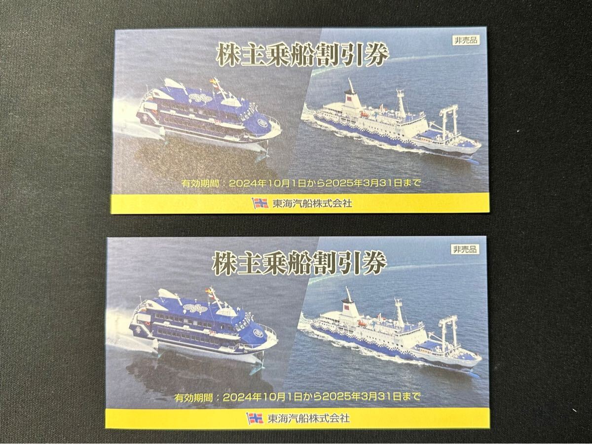 東海汽船 株主サービス券 株主優待 乗船券 20枚