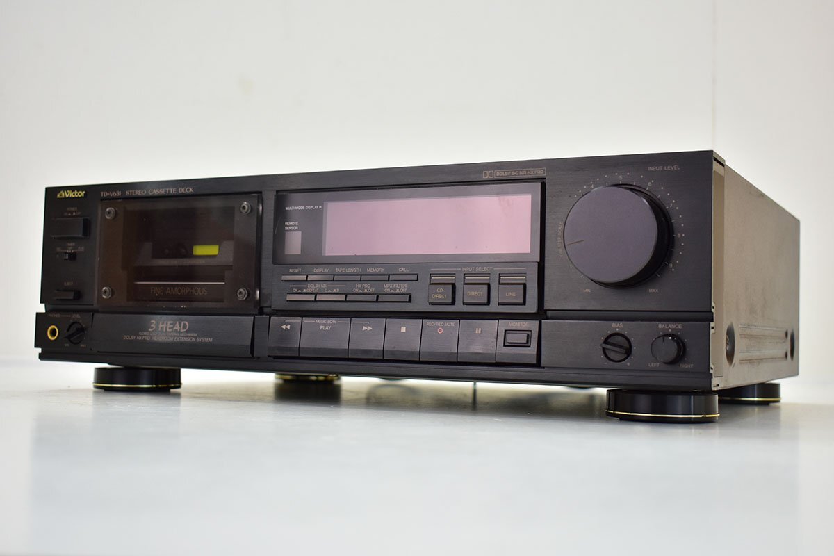 【最終価格】Victor ビクター TD-V631 カセットデッキ　ジャンク 最終価格】Victor ビクター TD-V631 カセットデッキ ジャンク