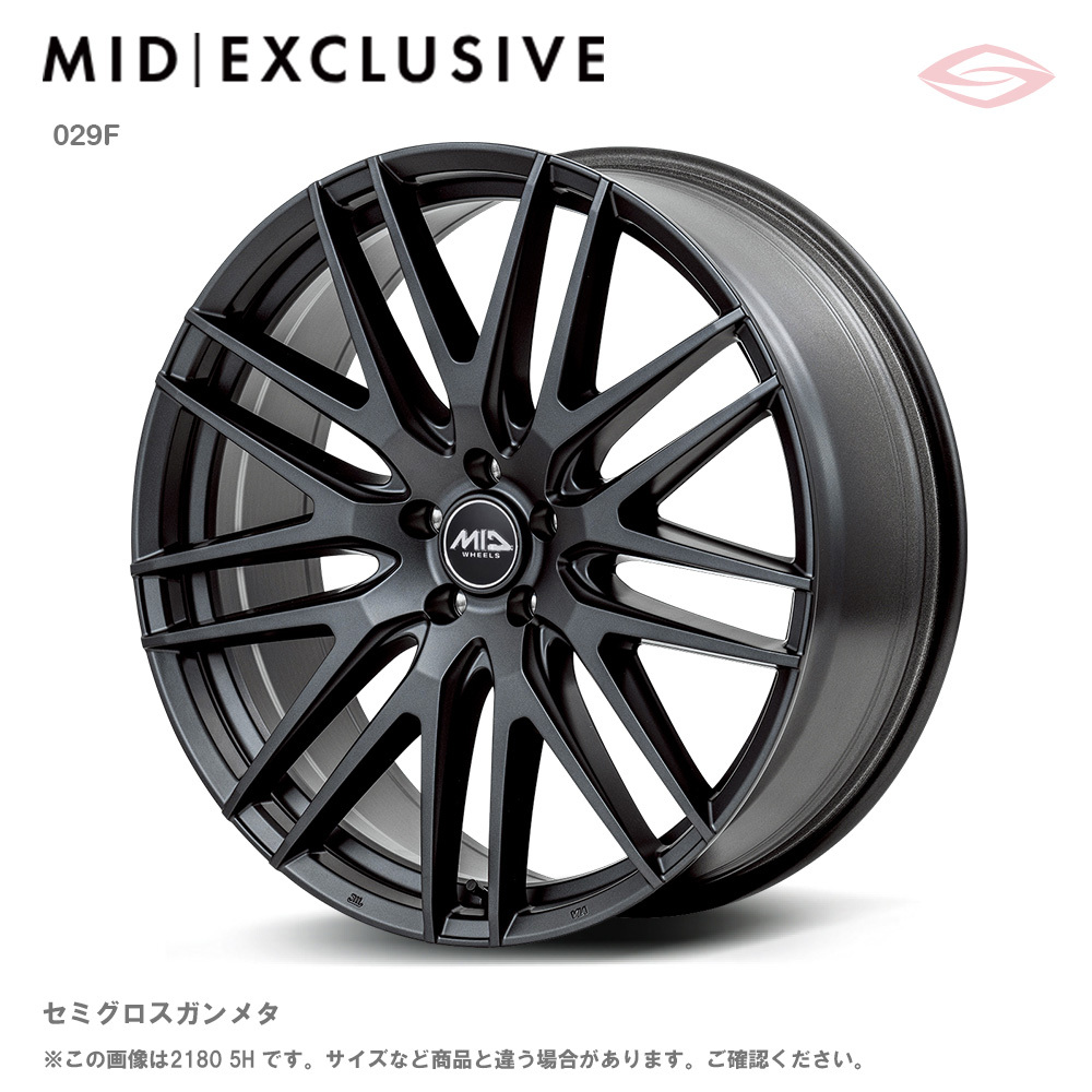 RMP 029F アルミホイール 1本 17x6.5J +48 139.7 6H (SGG セミグロスガンメタ) / 17インチ RMP MID