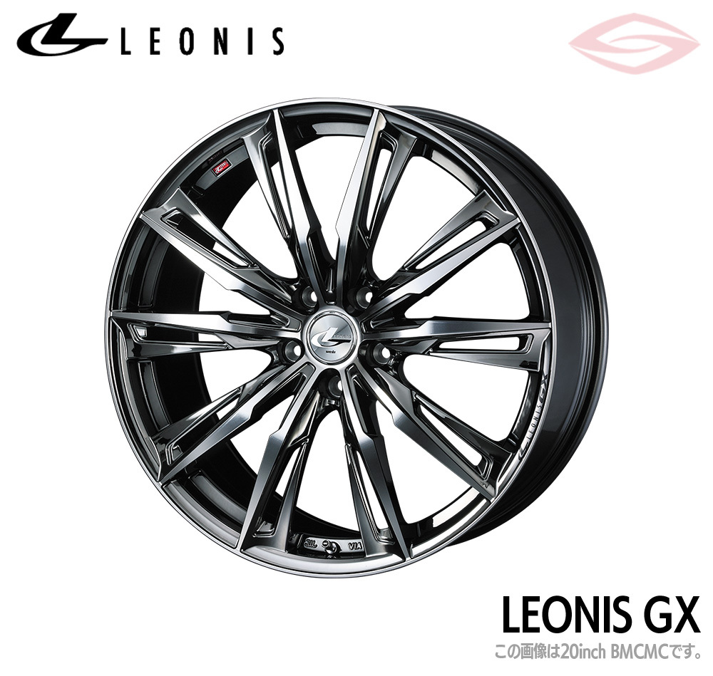 レオニス GX アルミホイール(1本) 20x8.5 +52 114.3 5H(BMCMC(ブラックメタルコート ミラーカット)) / 20インチ LEONIS