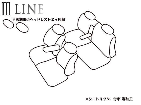 mLINE(エムライン) シートカバー AZワゴン(MJ21S) 9517/スタンダードタイプ Standard_画像2