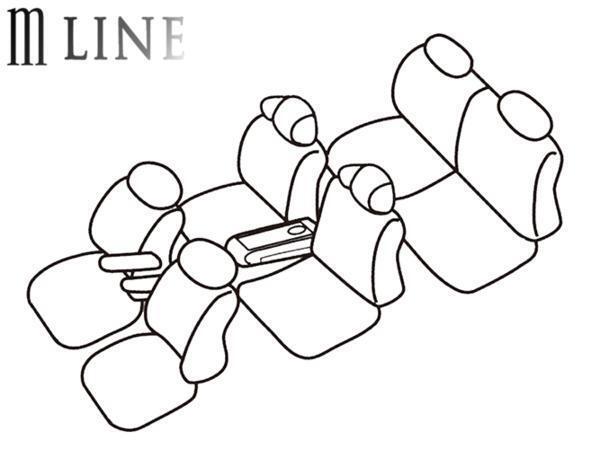 mLINE(エムライン) シートカバー ランディ(SHC26、SNC26) 6412/スタンダードタイプ Standard_画像2