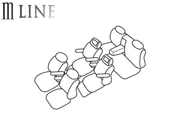 mLINE(エムライン) シートカバー MPV(LY3P) 5002/スタンダードタイプ Standard_画像2