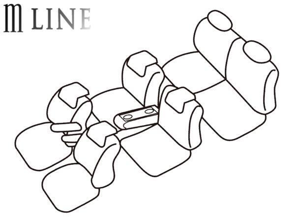 mLINE(エムライン) シートカバー ランディ(SC25、SNC25) 6407/スタンダードタイプ Standard_画像2