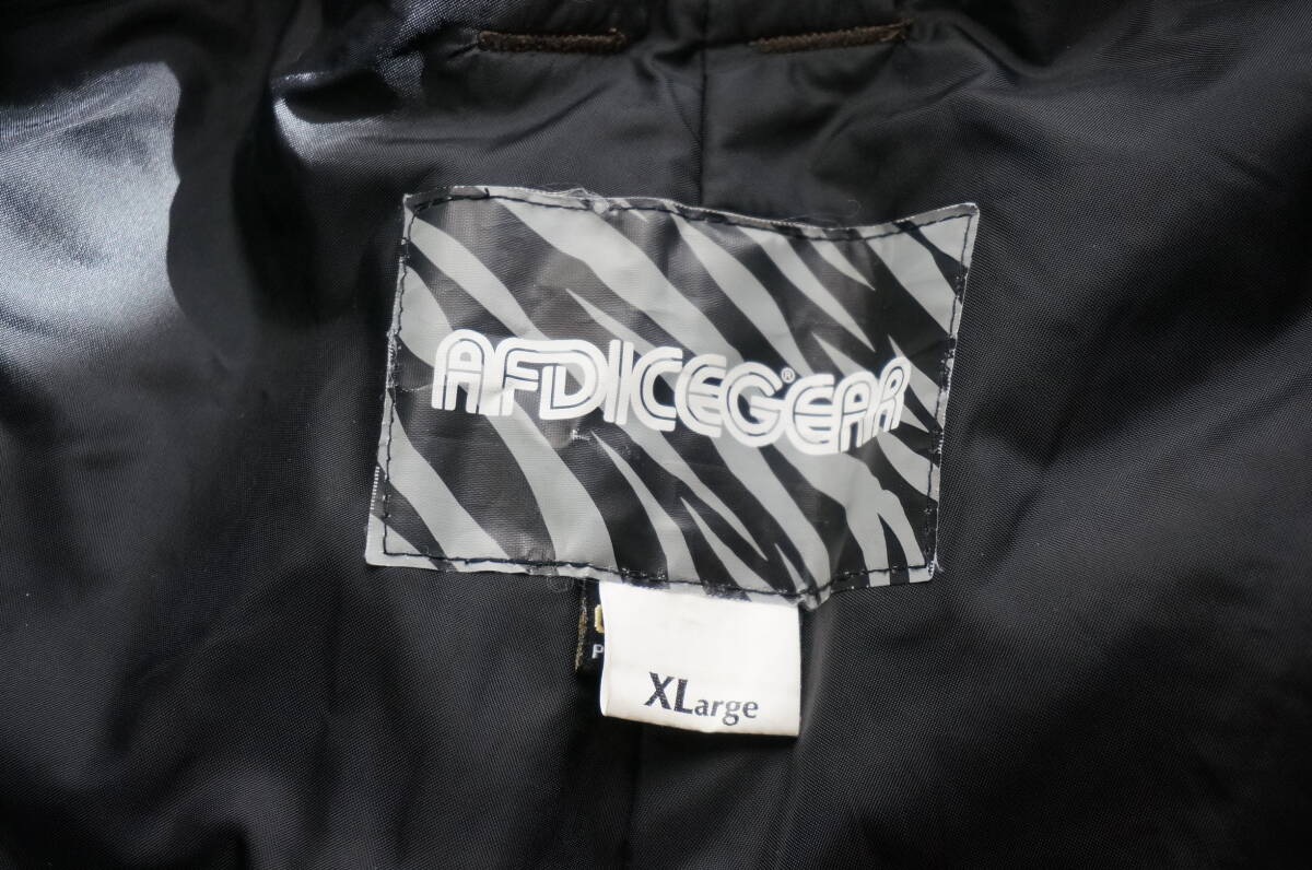 男性用 AFDICEGEAR エーエフディー スノーボードウエア GORE-TEXゴアテックス パンツ サイズXL 茶*burtonバートンvolcomatmysNEFF