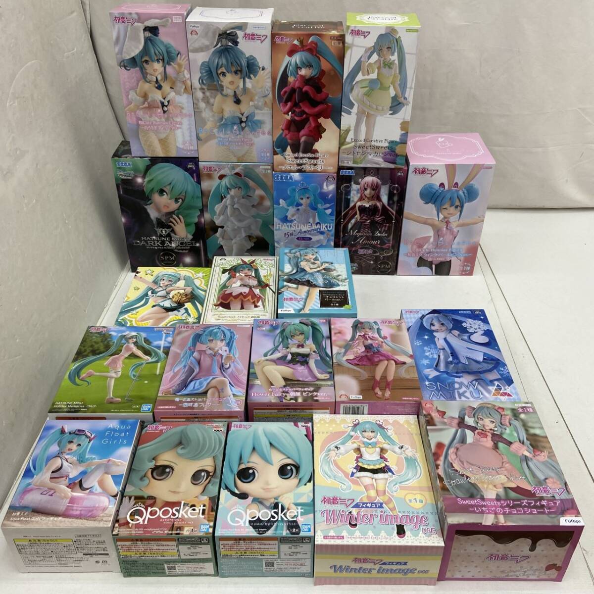 03w09030 初音ミク フィギュアまとめ 巡音ルカ 雪ミク 15周年 03w09030 初音ミク フィギュアまとめ 巡音ルカ 雪ミク 15周年