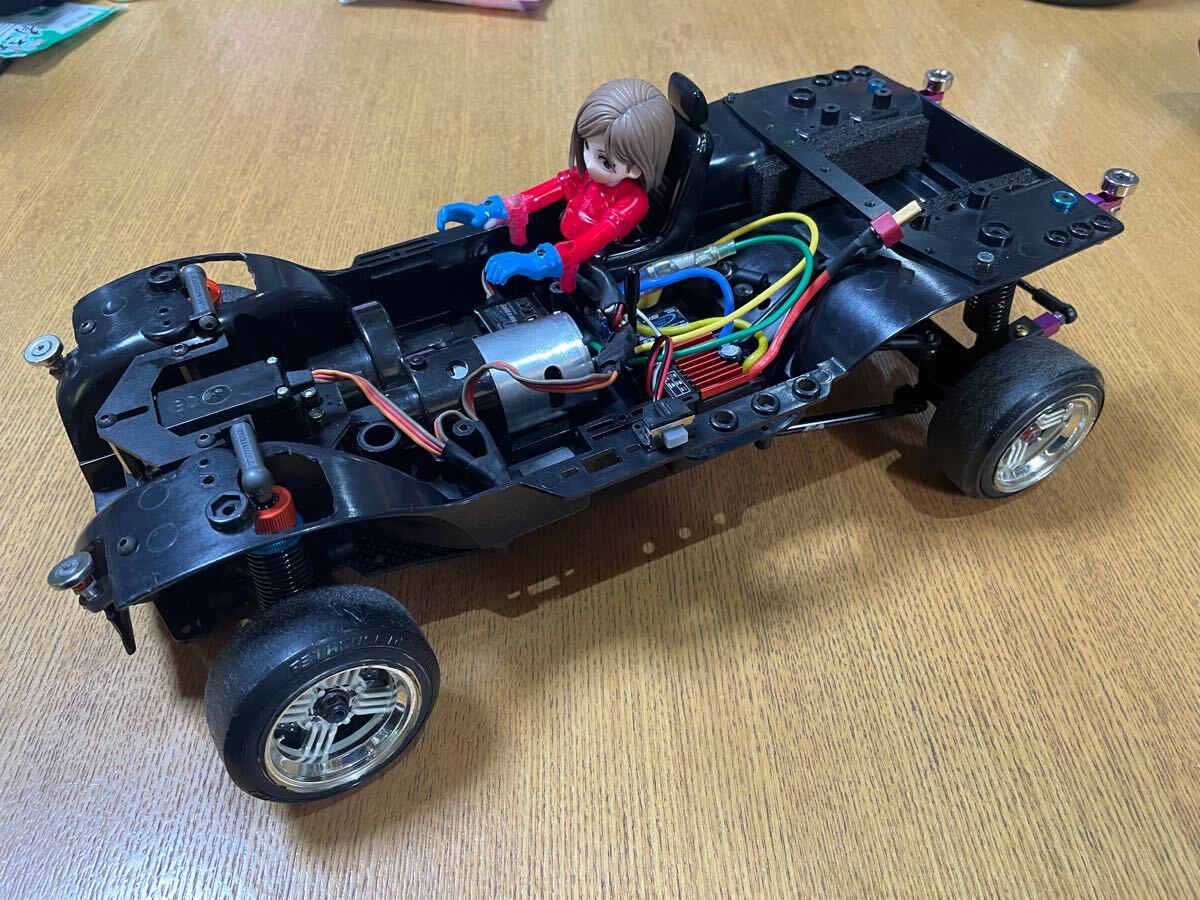 田宮CC-01 ドリフト仕様 CC86 メカ、ジャイロ付 即決価格でボディと受信機付！