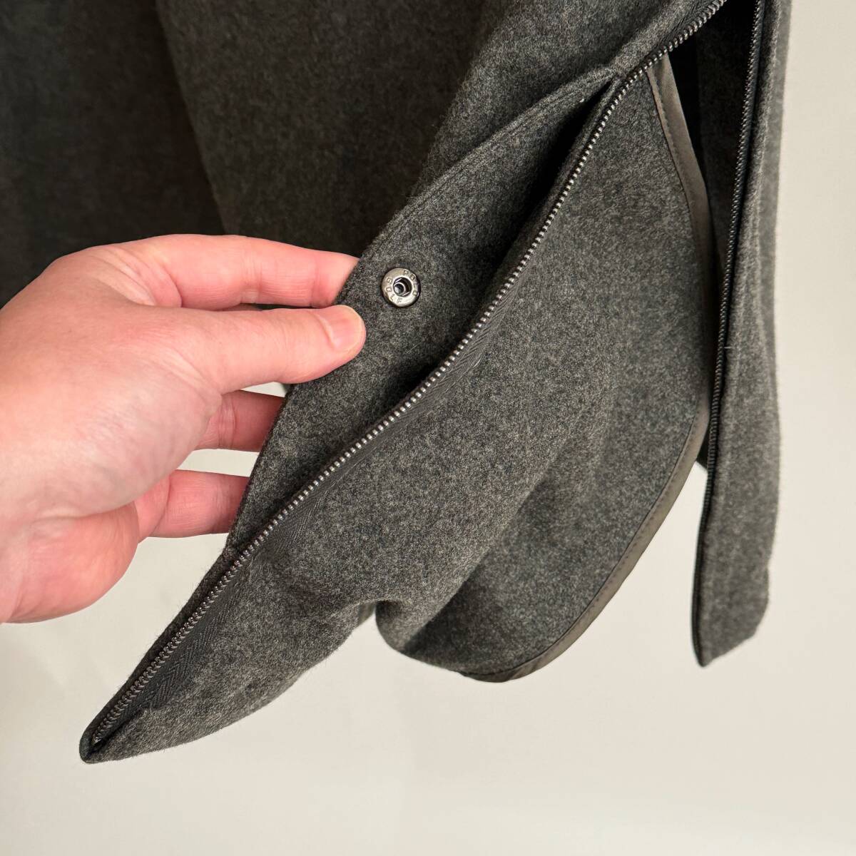 希少《 Mint Condition / Polo Golf / XL 》90s 極上品【 Ralph Lauren ポロゴルフ グレー フラノウール アノラック パーカ ビンテージ 】_画像5