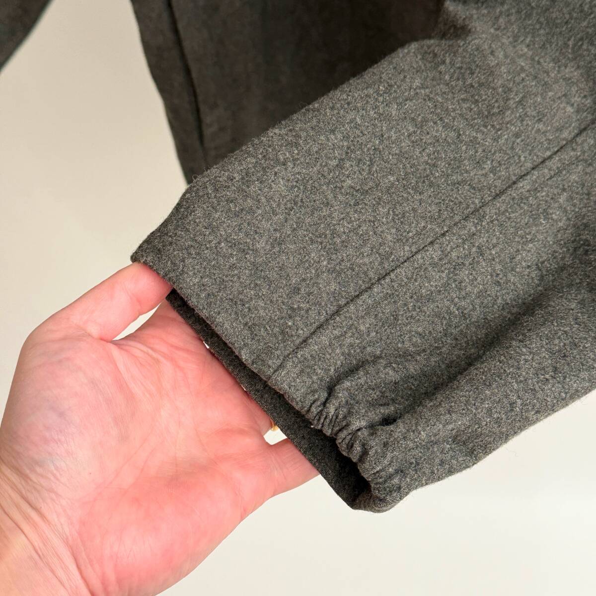 希少《 Mint Condition / Polo Golf / XL 》90s 極上品【 Ralph Lauren ポロゴルフ グレー フラノウール アノラック パーカ ビンテージ 】_画像8