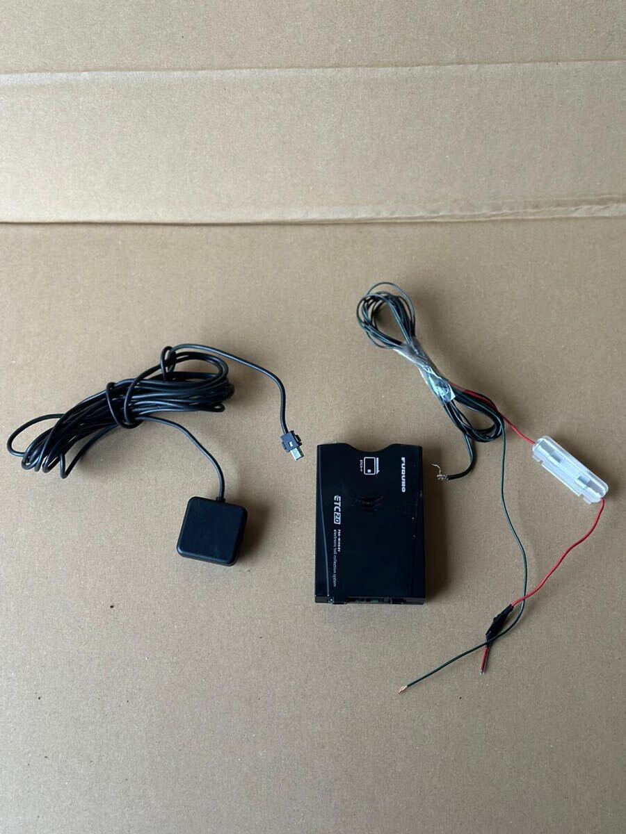JA28 中古 FURUNO GPS付き発話型 ETC2.0車載器（業務用） FNK-M100BV コペンで使用 DC12V・DC24V対応配線カット