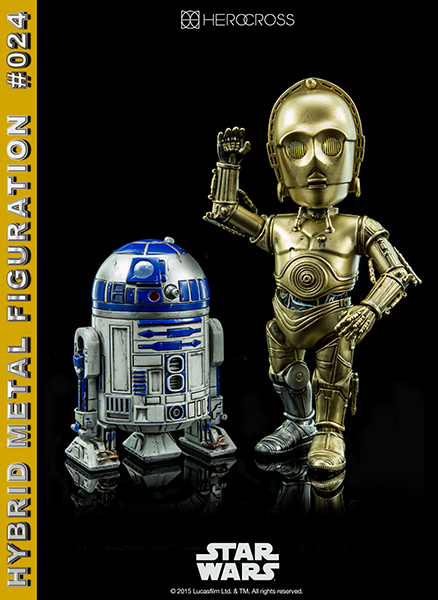 ヒーロークロス【ハイブリッド・メタル・フィギュレーション】#024 『スター・ウォーズ』 C-3PO & R2-D2 未開封品