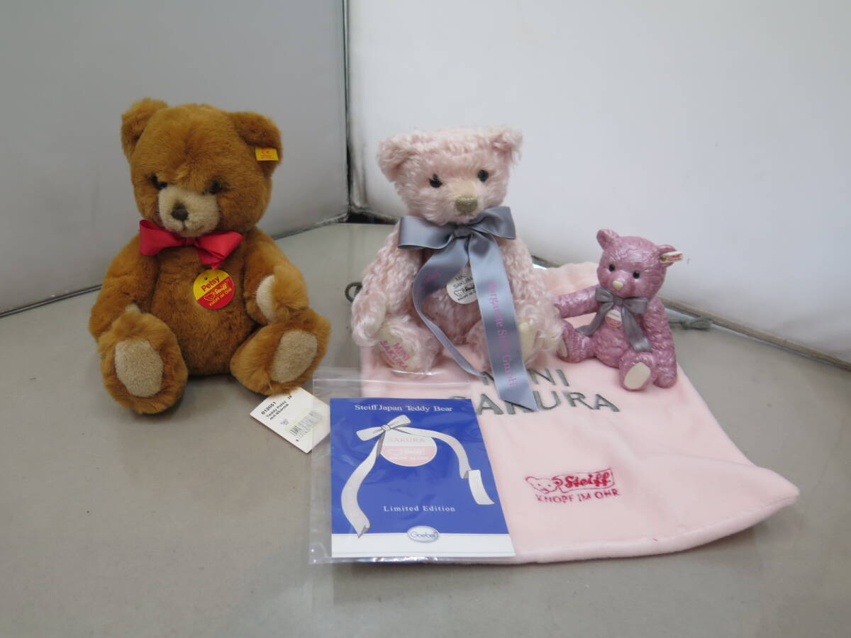 △○Steiff シュタイフ × ゲーベル社製 テディベア Mini Sakura △○Steiff シュタイフ × ゲーベル社製 テディベア Mini Sakura