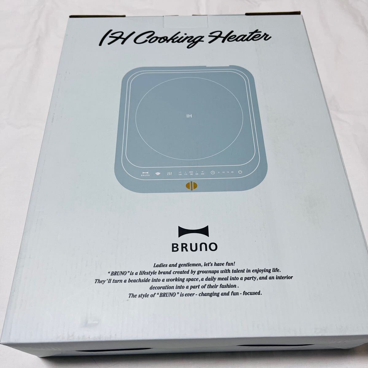 BRUNO IHクッキングヒーター ブルーグレーブルーノ