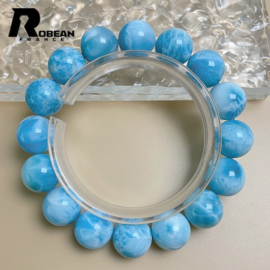 貴重 EU製 定価17万円☆ROBEAN・ドミニカ共和国産のラリマー