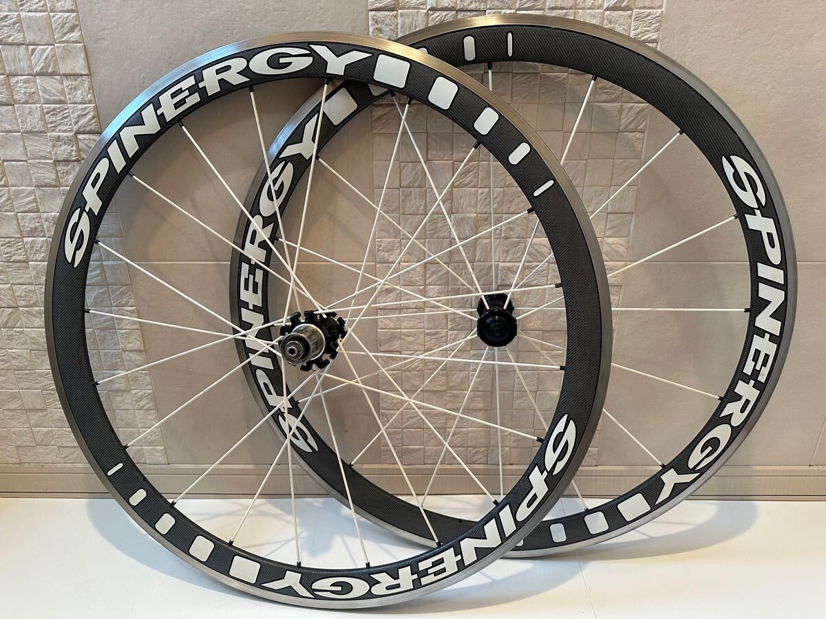 ピストホイール スピナジー 前後set 100/120mm カーボン バトン ピストホイール スピナジー 前後set 100/120mm カーボン バトン