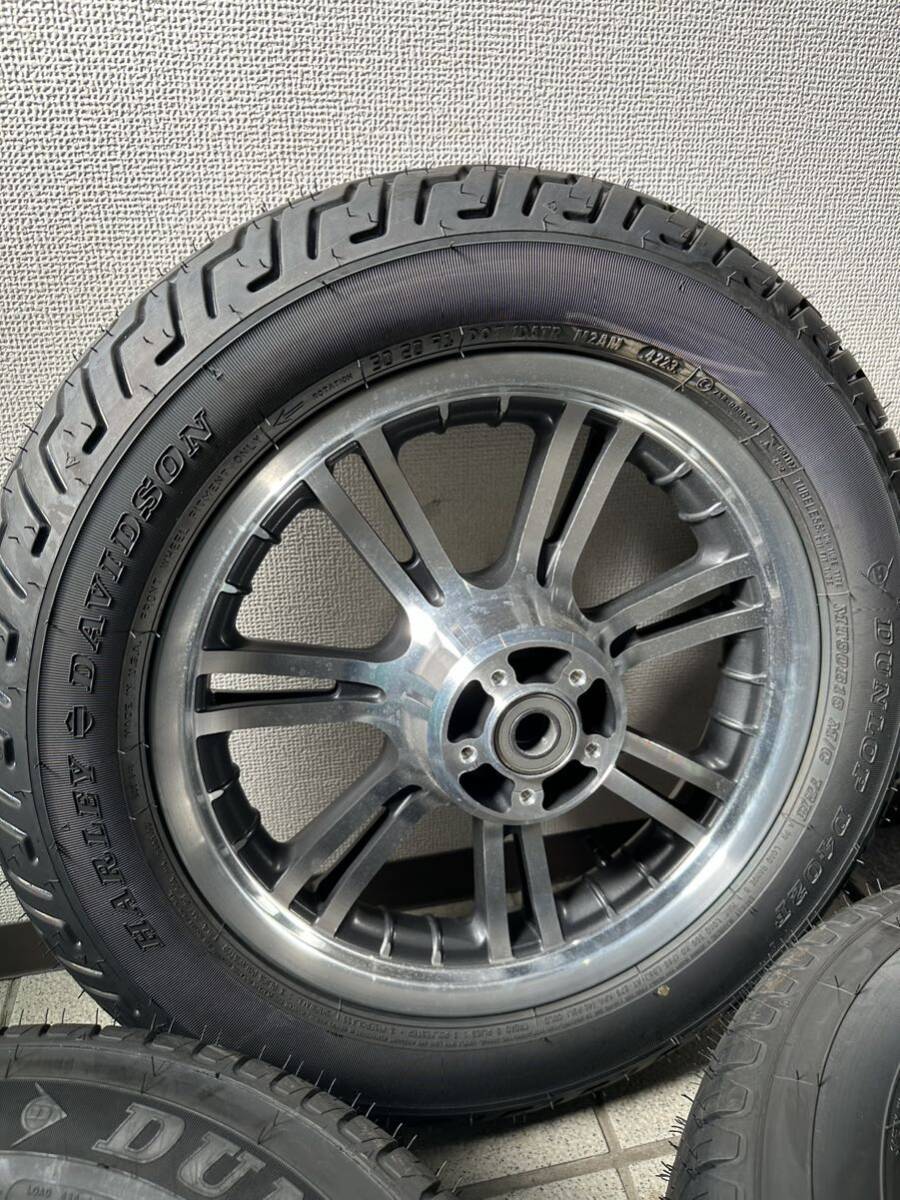 【ゆうパック160×3】ハーレーダビッドソン トライク 純正 タイヤ ホイール付　MT90B16 P205/65R15 ダンロップ D402F SIGNATURE ※301-3_画像2