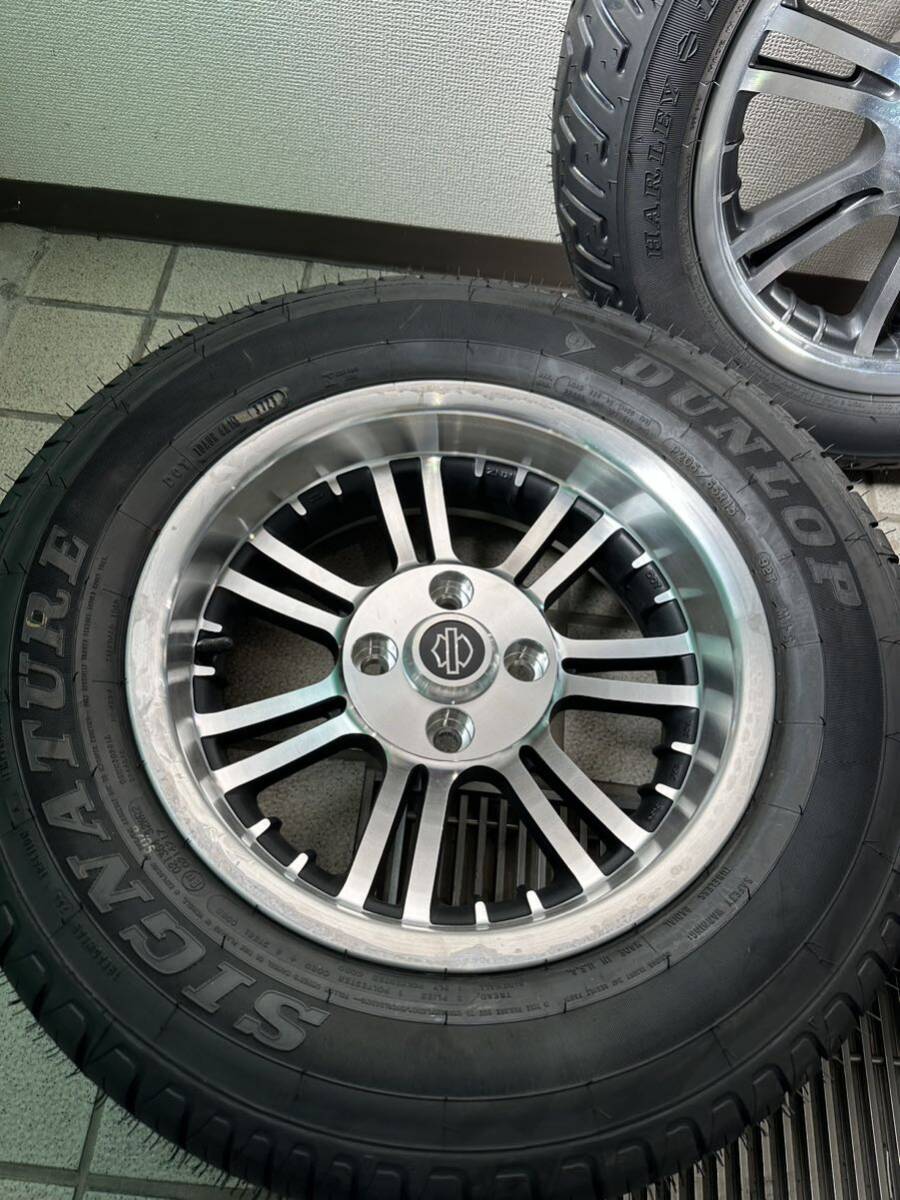 【ゆうパック160×3】ハーレーダビッドソン トライク 純正 タイヤ ホイール付　MT90B16 P205/65R15 ダンロップ D402F SIGNATURE ※301-3_画像3