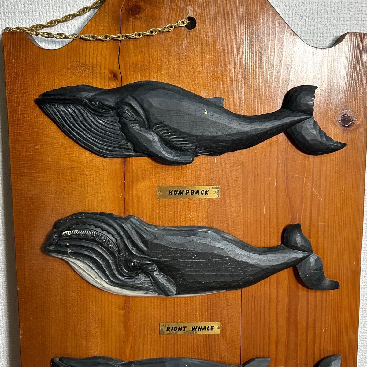 Art　クジラ　ブリキオブジェ　木製台付き　インド製 HomeArt クジラ ブリキオブジェ 木製台付き インド製 - メルカリ