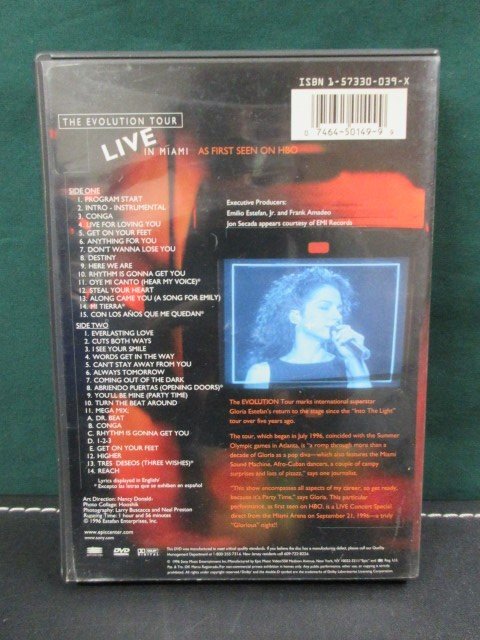 [DVD] Gloria *e Stephen /THE EVOLUTION TOUR LIVE IN MIAMI зарубежная запись повреждение есть ④