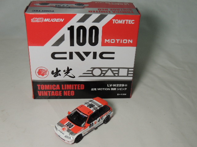 《在庫整理》 出光 MOTION 無限 シビック TOMICA LIMITED VINTAGE NEO 1/64 