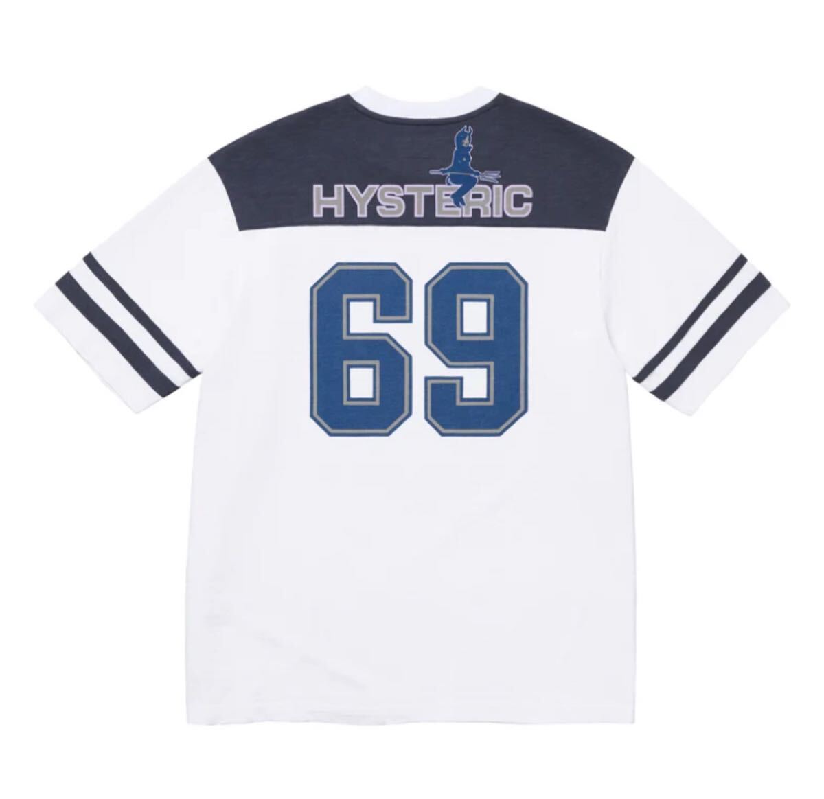 Supreme HYSTERIC GLAMOUR 69 Football Top White Lサイズ Supreme HYSTERIC GLAMOUR 69 Football Top White Lサイズ